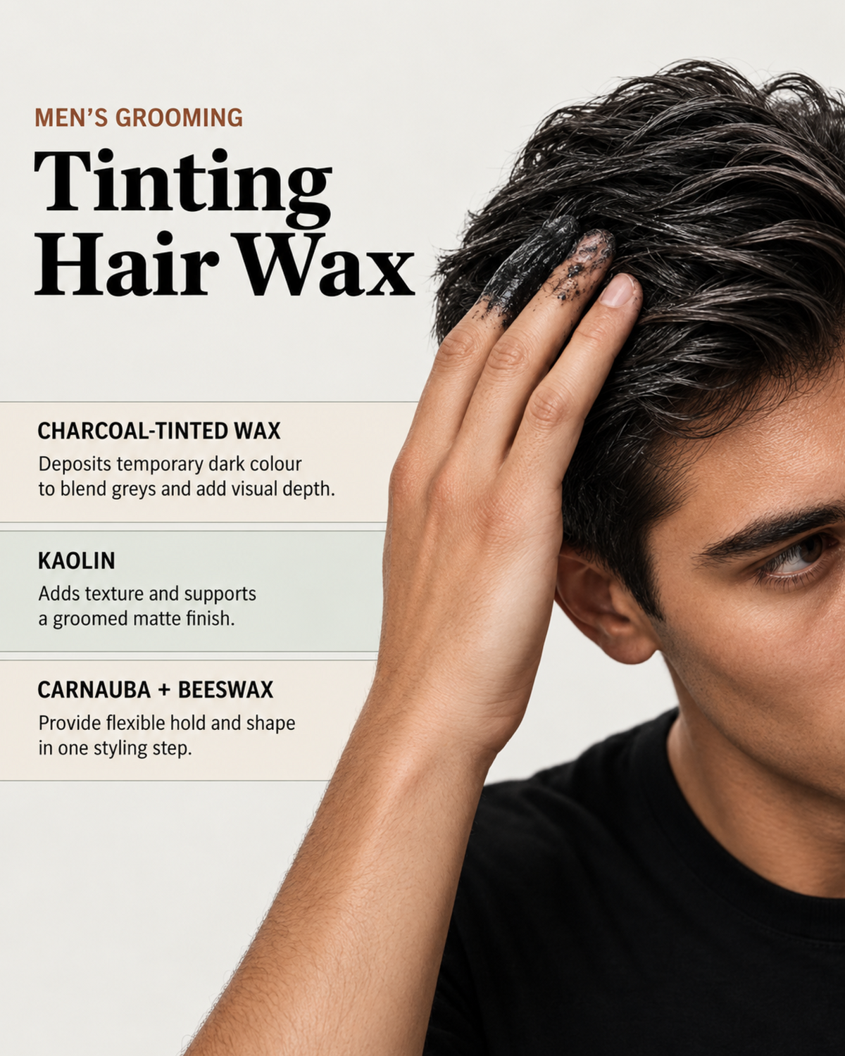 Tinting Hair Wax