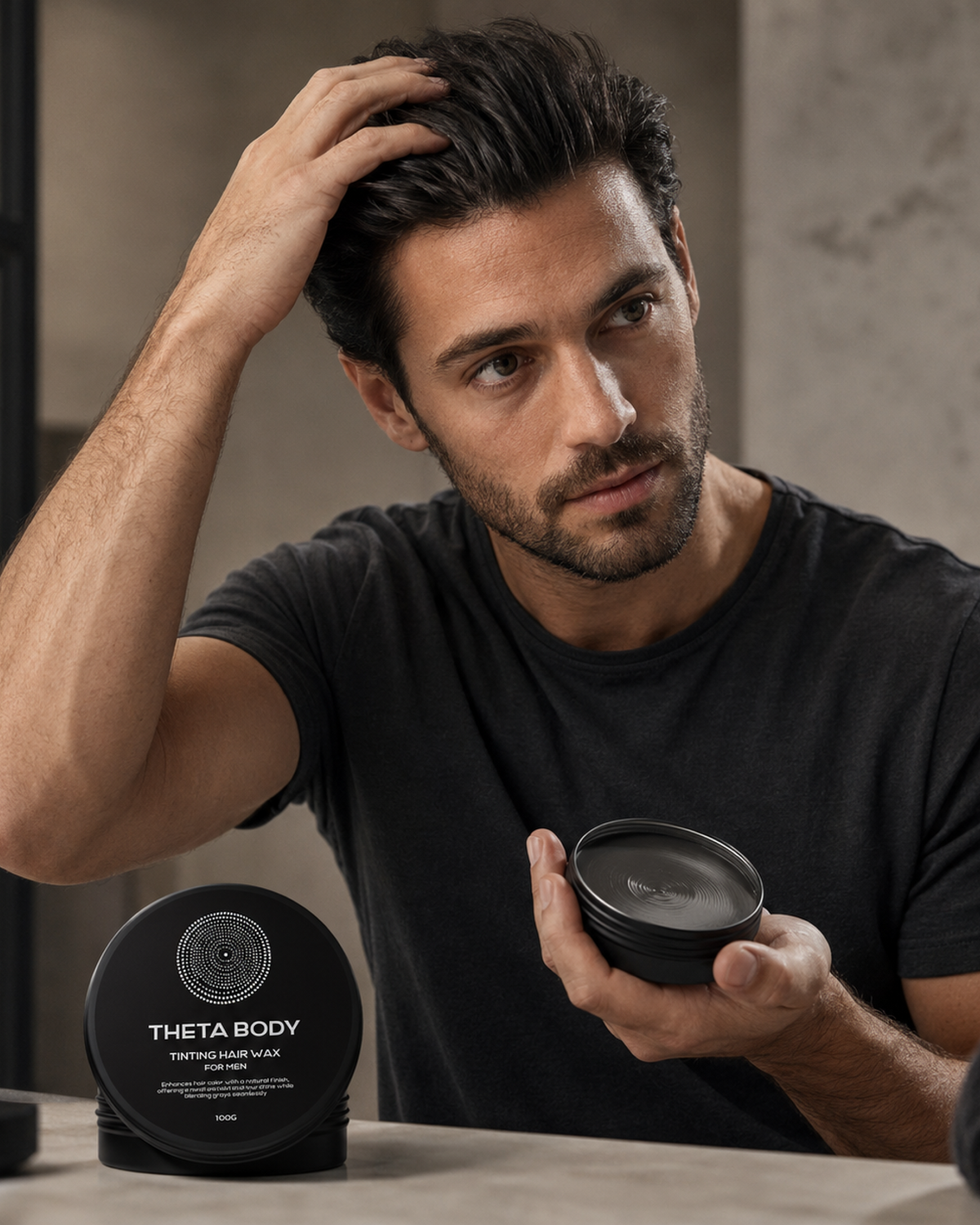 Tinting Hair Wax