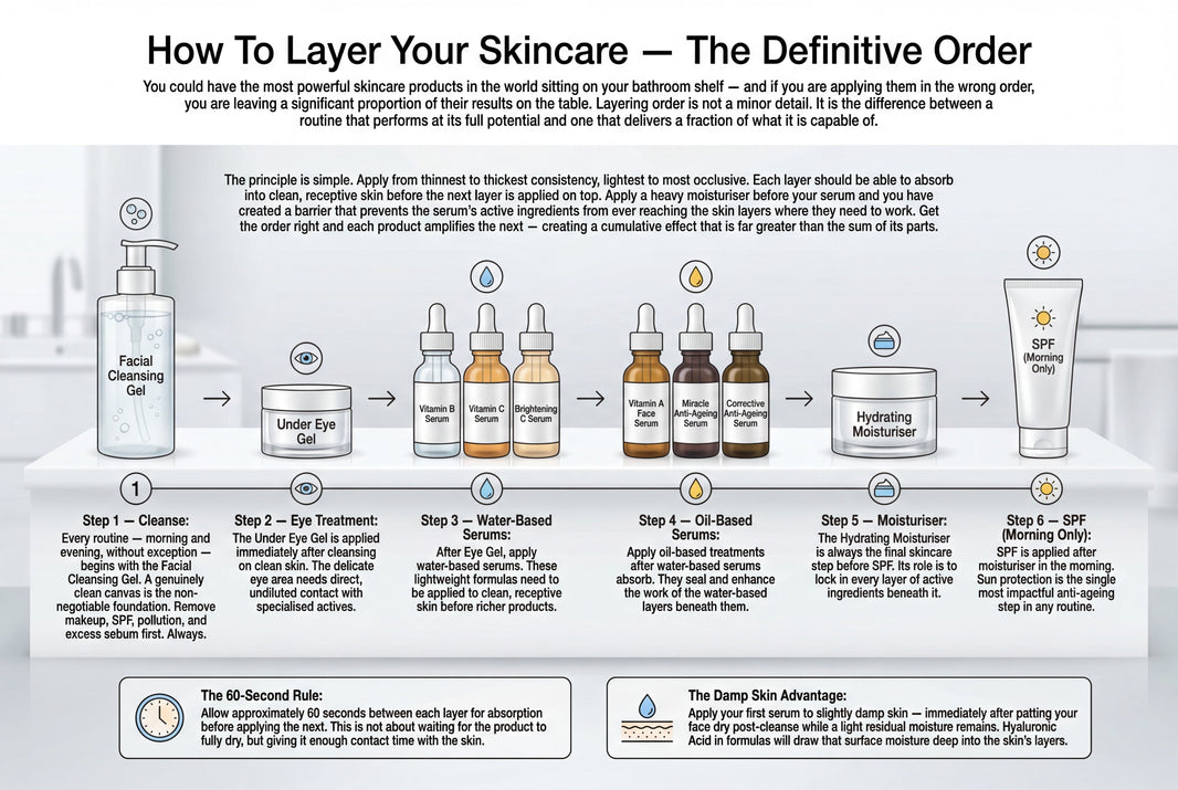 How To Layer Your Skincare : The Definitive Order
