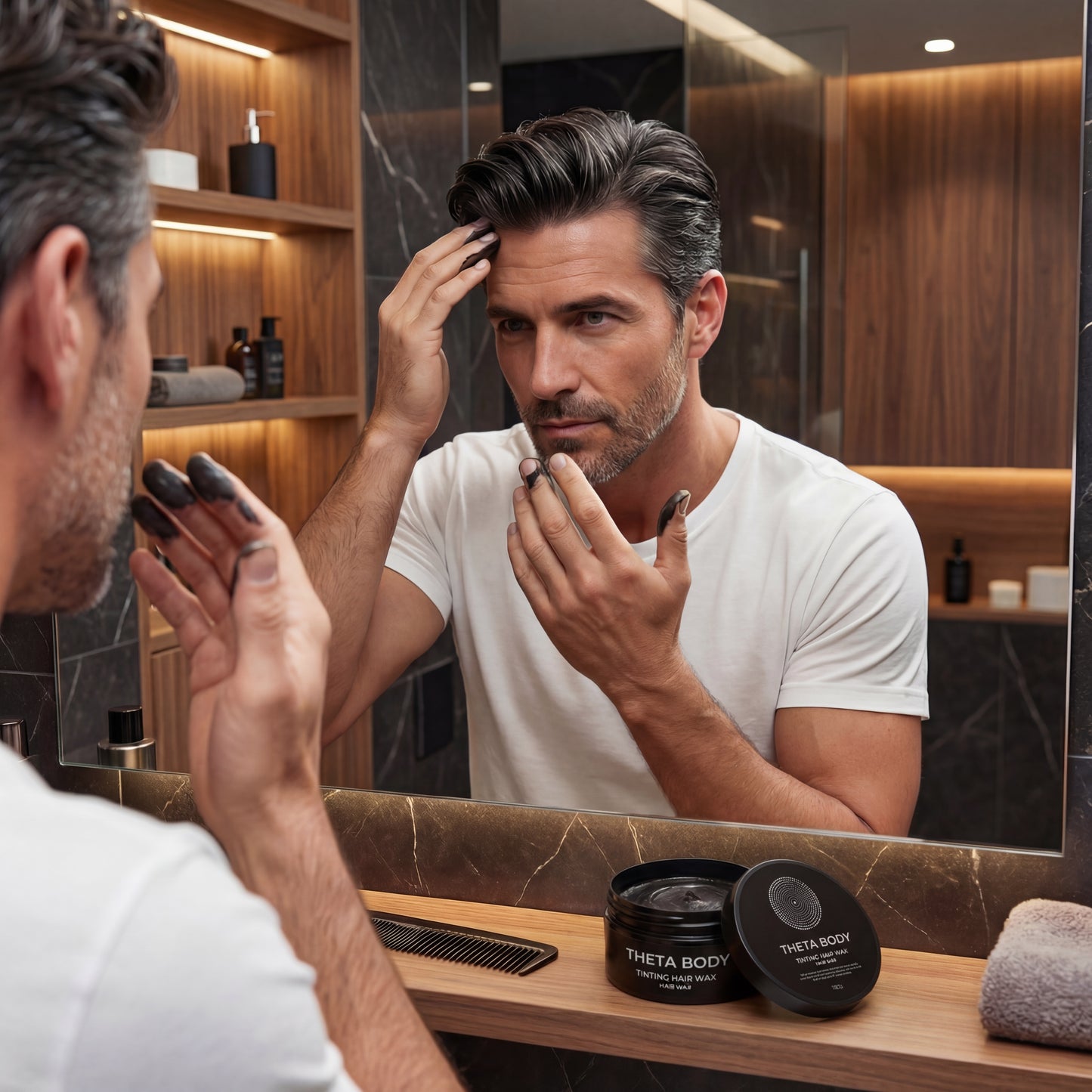 Tinting Hair Wax